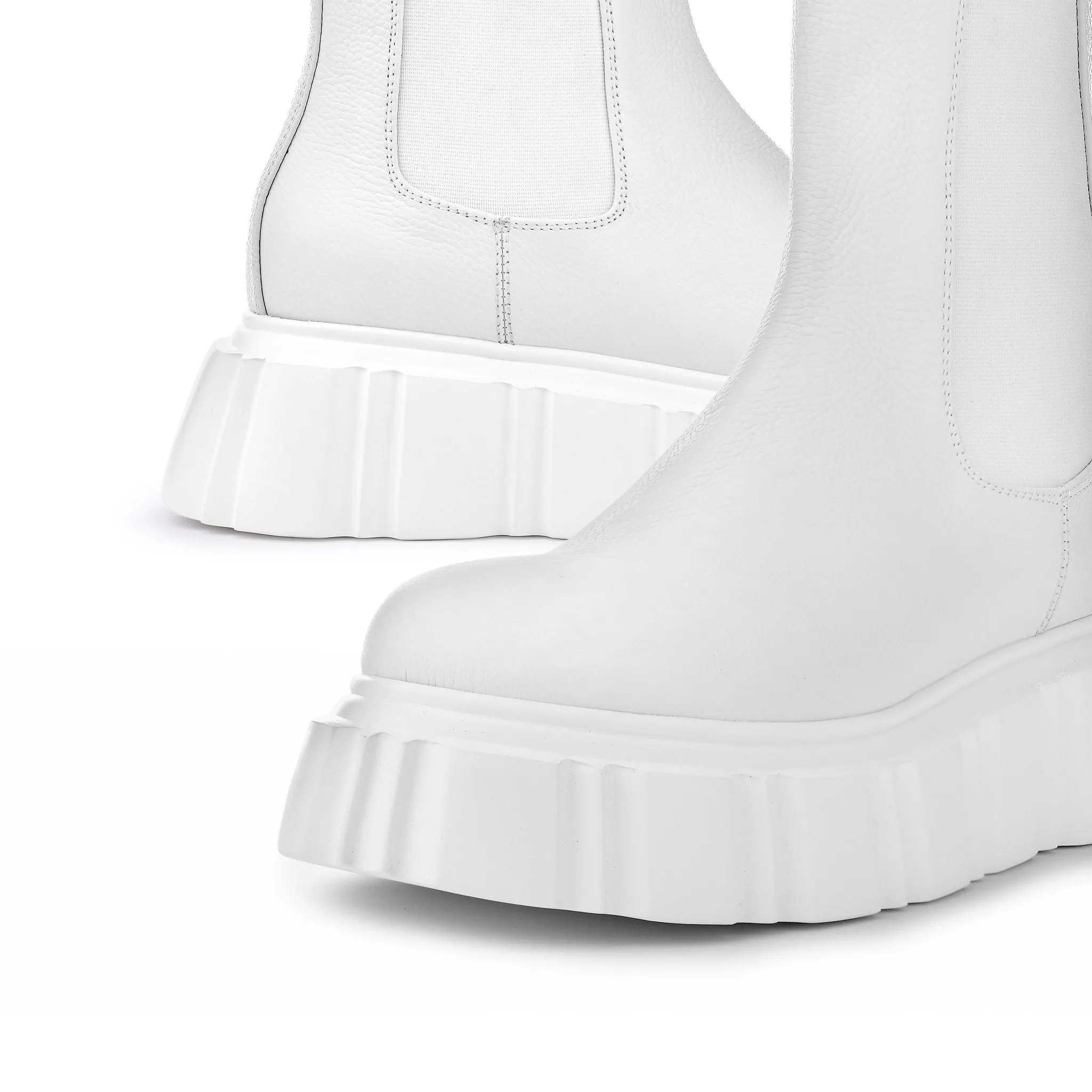 Jin Off White Chelsea Boots