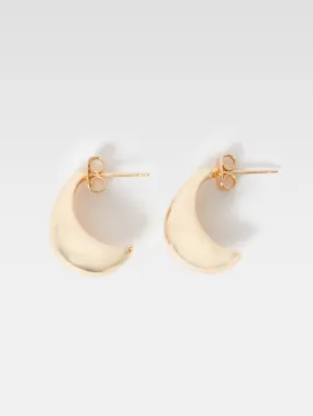 Metal Half Hoop Earrings