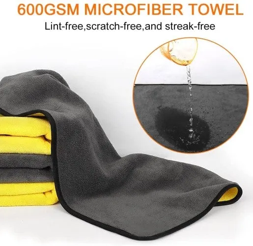 Microfiber Cleaning Cloth Towel 5 PCS Extra Soft 30x60CM