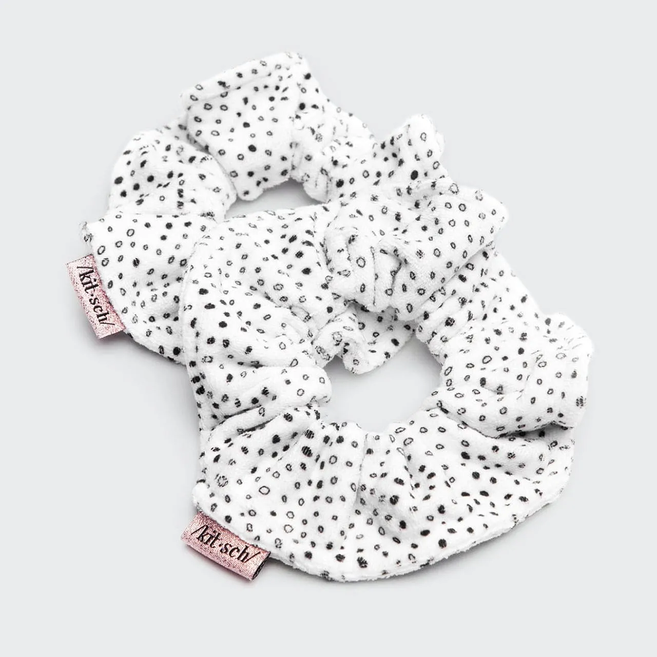 Microfiber Quick-Dry Towel Scrunchies 2pc - Micro Dot