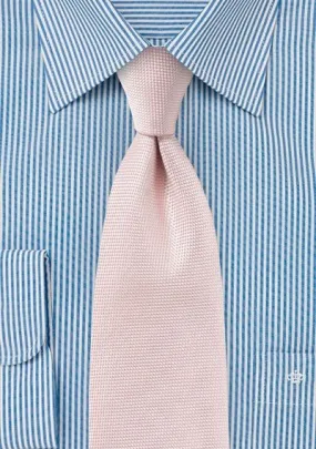 Peach Blush MicroTexture Necktie