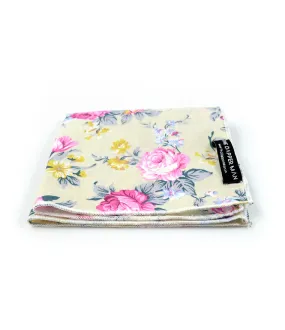 Scotch Mist Floral Pocket Square