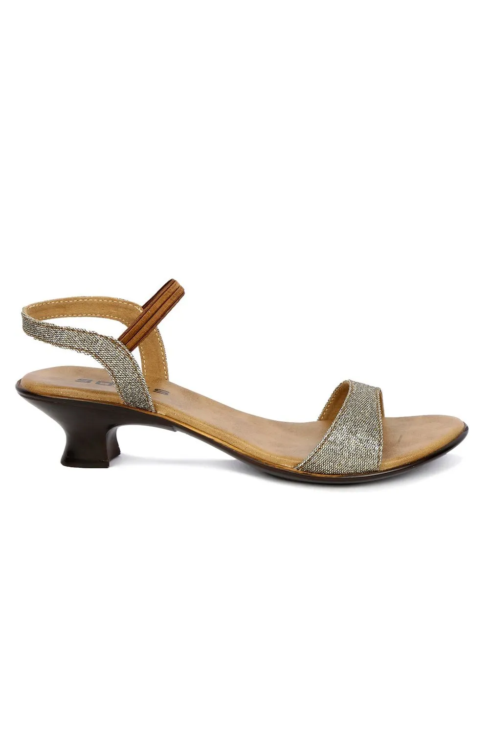 SOLES Elegant Champagne Heels Sandals - Sophisticated Style for Any Occasion