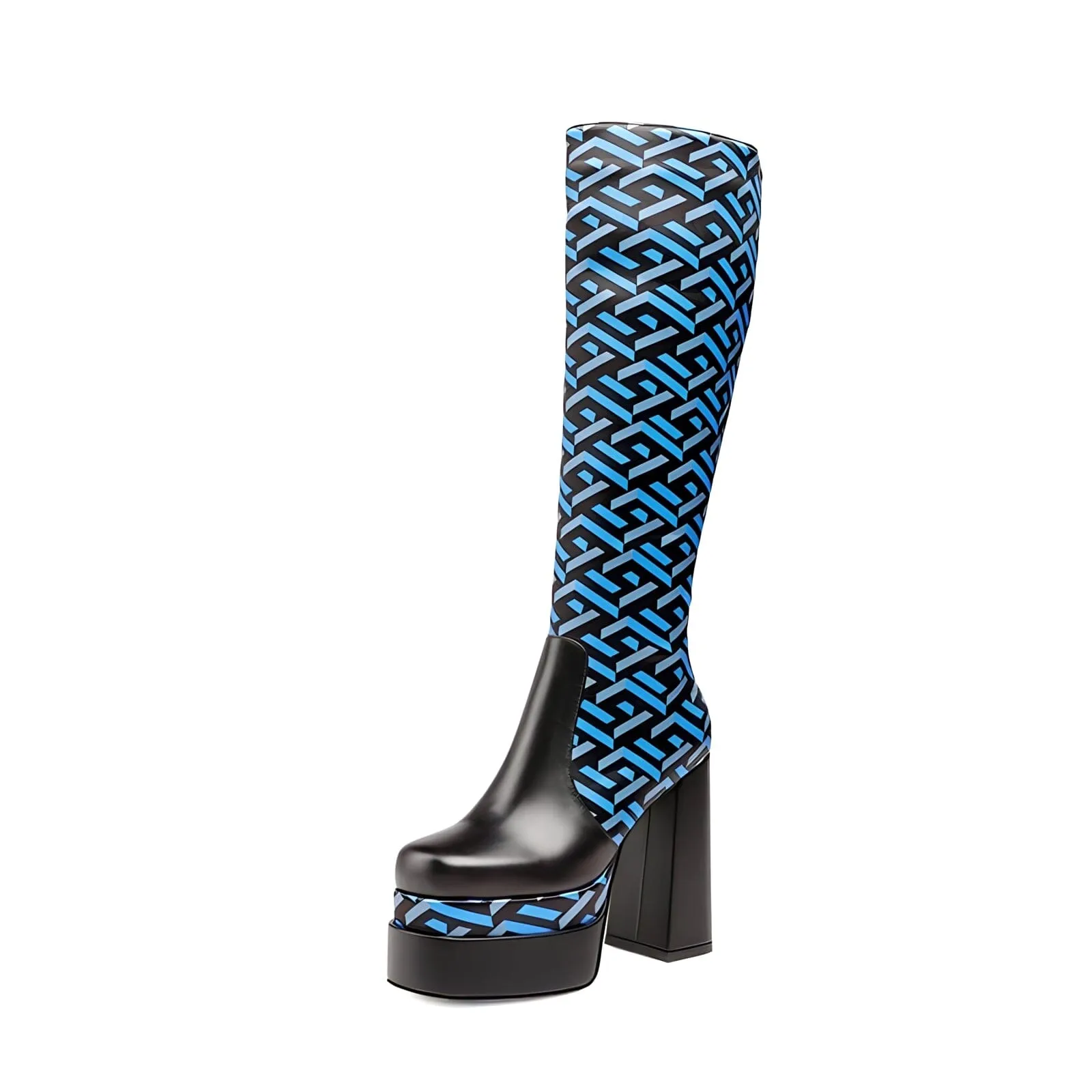 The Esme Platform Knee-High Boots