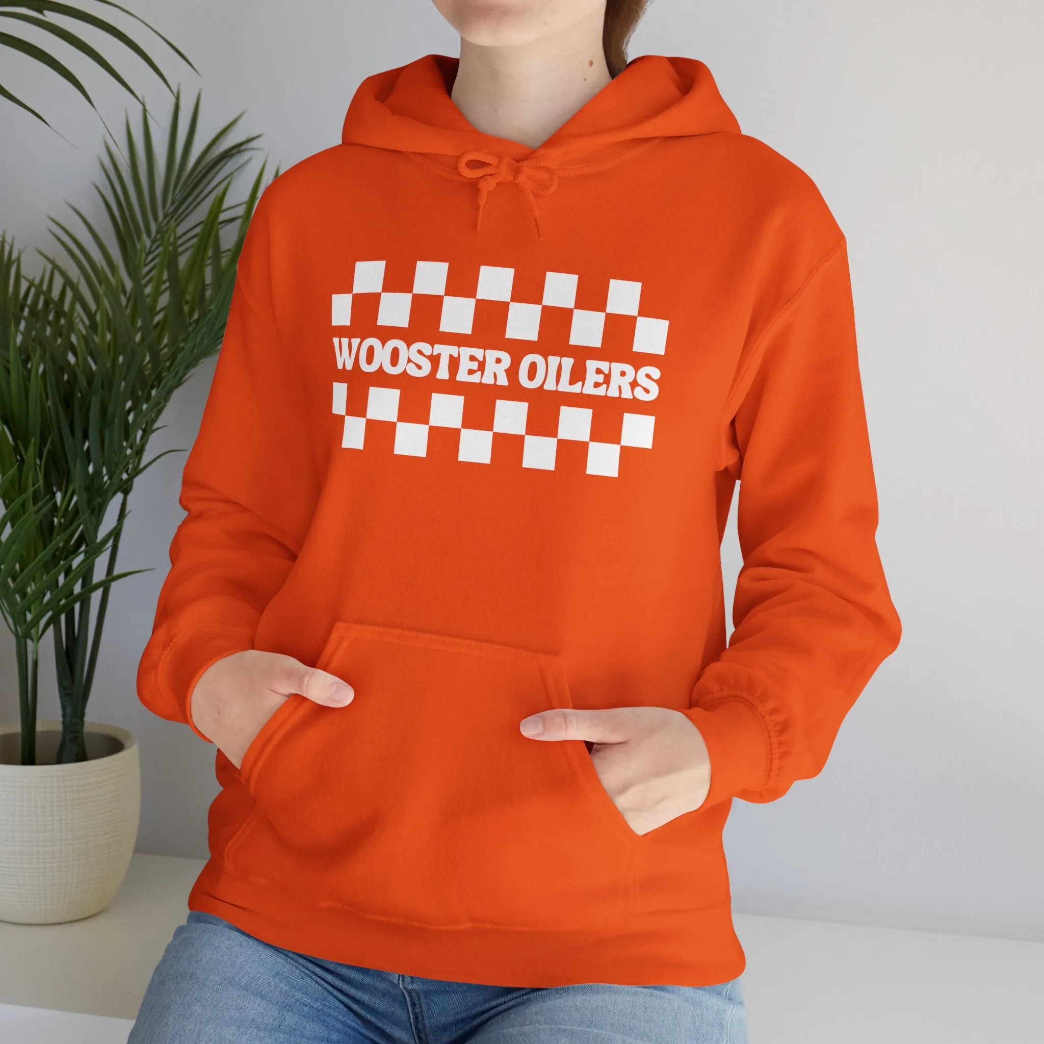 Unisex Checkered Heavy Blend™ Hooded Sweatshirt