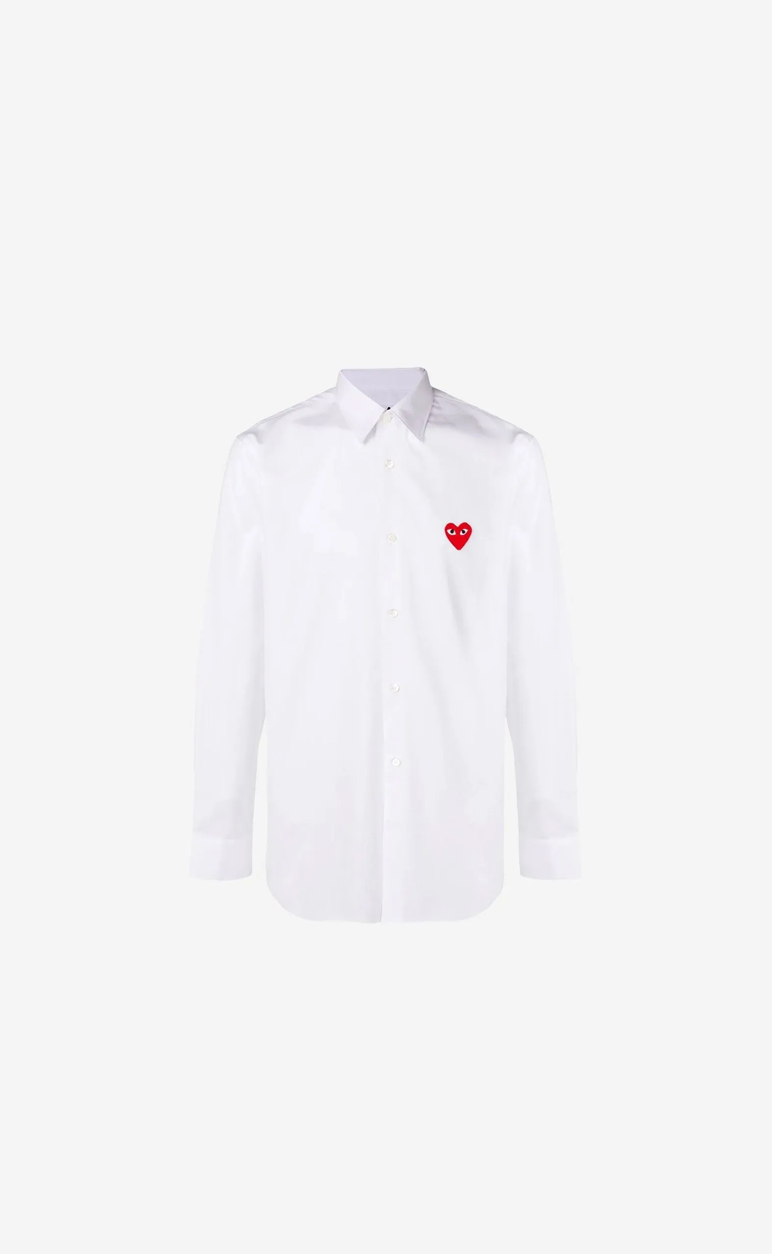 WHITE MENSHIRT WITHRED HEART