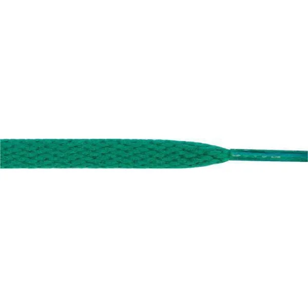 Wholesale Athletic Flat 5/16 - Green (12 Pair Pack) Shoelaces