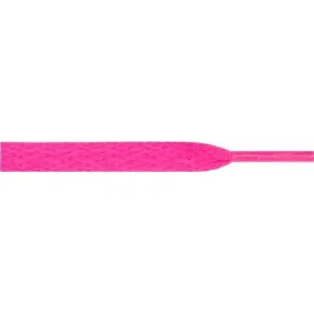 Wholesale Athletic Flat 5/16 - Hot Pink (12 Pair Pack) Shoelaces