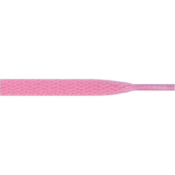 Wholesale Athletic Flat 5/16 - Pink (12 Pair Pack) Shoelaces