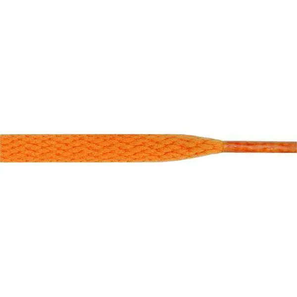 Wholesale Athletic Flat 5/16 - Rocky Top Orange (12 Pair Pack) Shoelaces