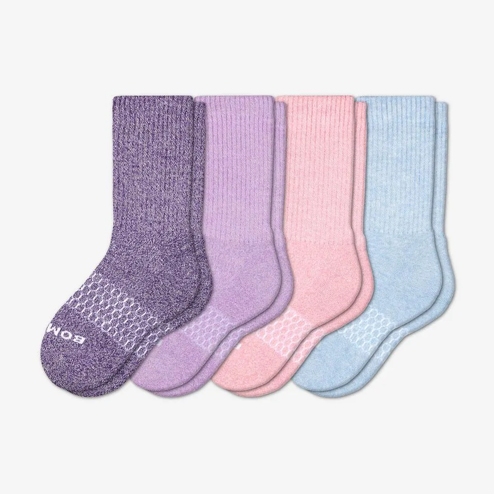 Youth Classic Marls Calf Sock 4-Pack