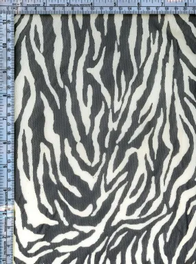 ZEBRA PRINTED ON POLYESTER MESH [NFA211017-005]